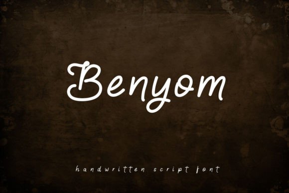 Benyom: A Handwritten Font for Digital Personality