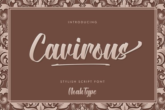 Cavirous: A Sophisticated Script Font for Branding Projects