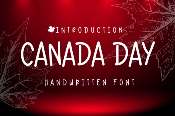 Elevate Your Brand with the Canada Day Handwritten Font