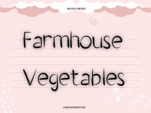 Farmhouse Vegetables: The Friendly Font for Editorial Content