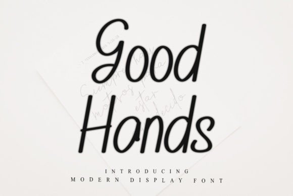 Good Hands: A Festive Typeface for Digital Charm