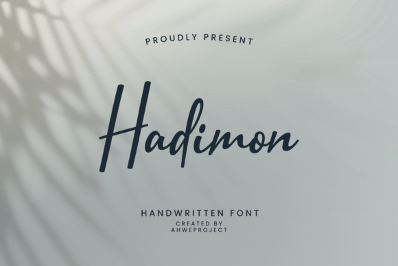 Hadimon: The Script Font That Clarifies Your Campaign Message