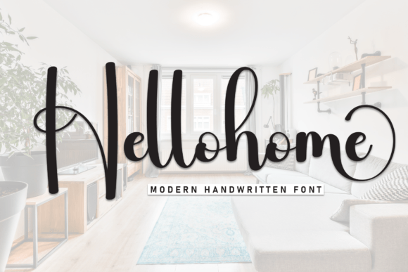 Hellohome: A Script Font Built for Modern Web Projects