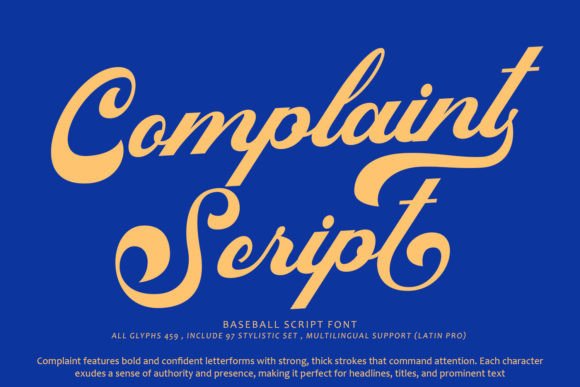 How the Complaint Bold Script Font Became My Secret Design Weapon