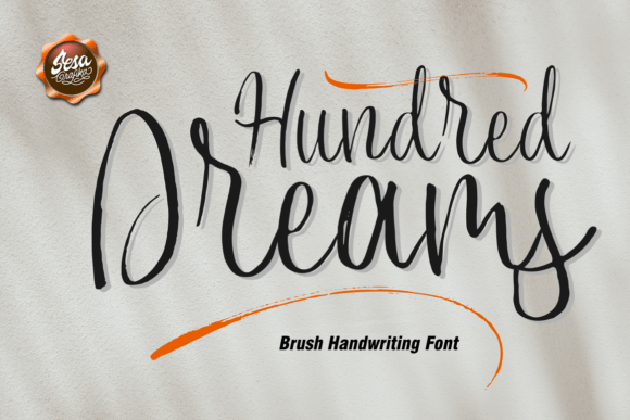 Hundred Dreams: A Script Font for Modern Branding