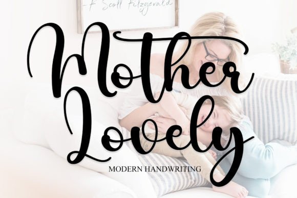 Mother Lovely: A Festive Script Font for Editorial Charm