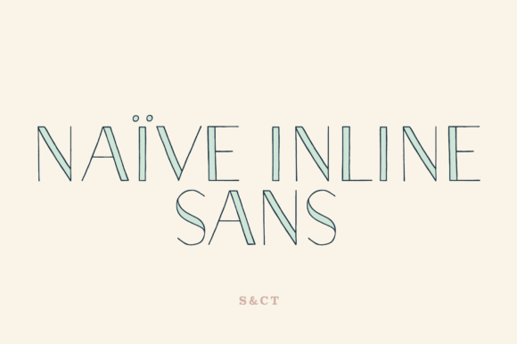 Naive Inline Sans: An Authentic Script for Modern Projects