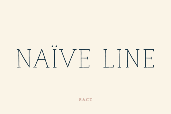 Naive Line: A Font Designed to Stop the Scroll