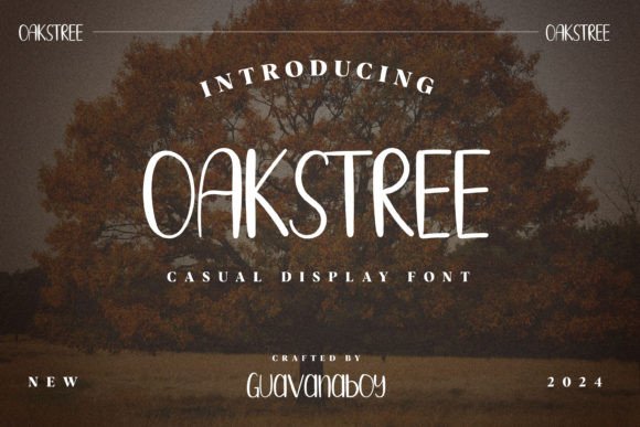 Oakstree: A Friendly Handwritten Font for Modern Web Design