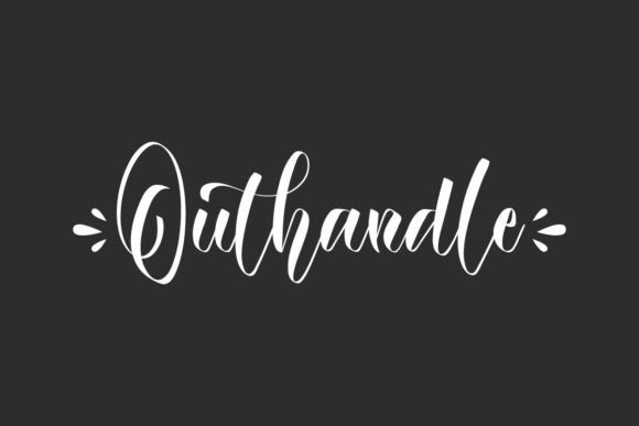Outhandle Font: A Calligraphy Script for Modern Web Projects