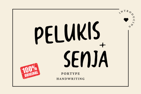 Pelukis Senja: A Font That Captures Your Creative Story