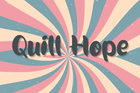 Quill Hope: A Brush Script Font for Editorial Charm