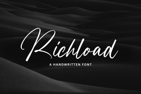 Richload: The Signature Script Font for Modern Marketing