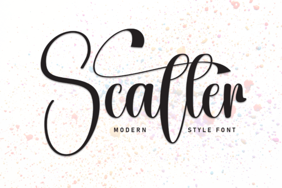 Scatter: A Handwritten Font for Editorial Stories