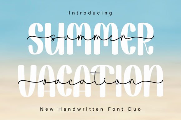 Summer Vacation Duo Font: A Maker’s Secret for Handmade Charm
