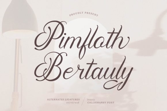 The Creative Elegance of Pimfloth Bartauly Font