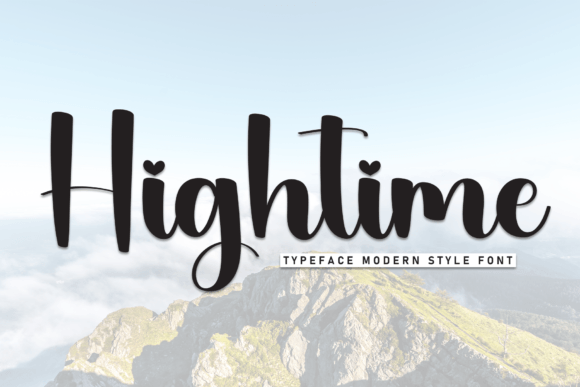 The Hightime Font: Adding a Sweet Touch to Your Creations