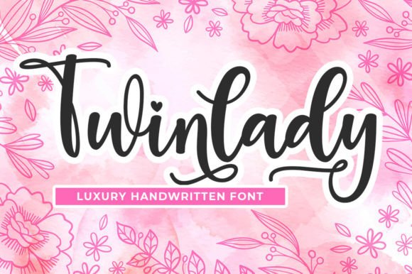 Twinlady: A Modern Script Font for Editorial Expression