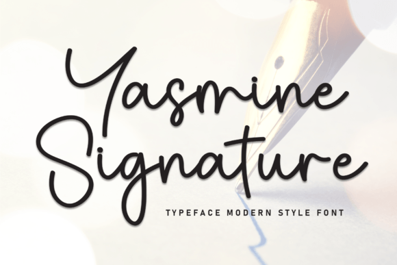 Yasmine Signature: The Elegant Script Font for Your Brand Upgrade